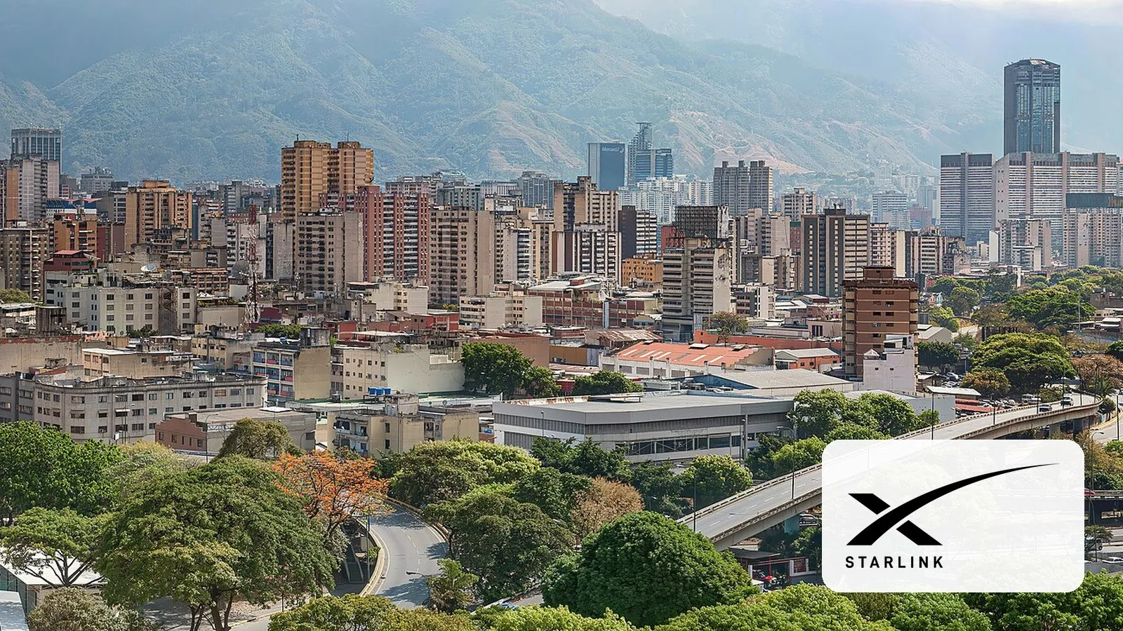 Abstract illustration for: Venezuela authorizes Starlink to operate nationwide
